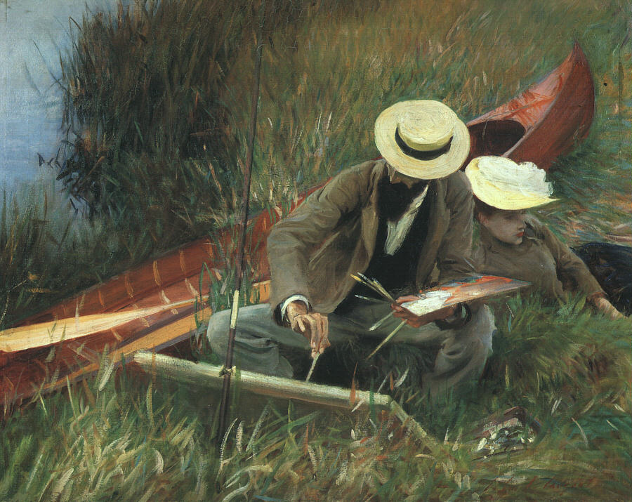 Paul Helleu Sketching With his Wife